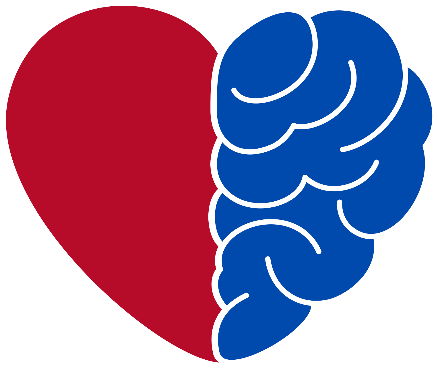 Brain and heart combined icon representing the FRAME intervention