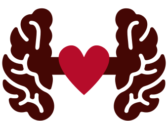 Brain and heart exercise illustration