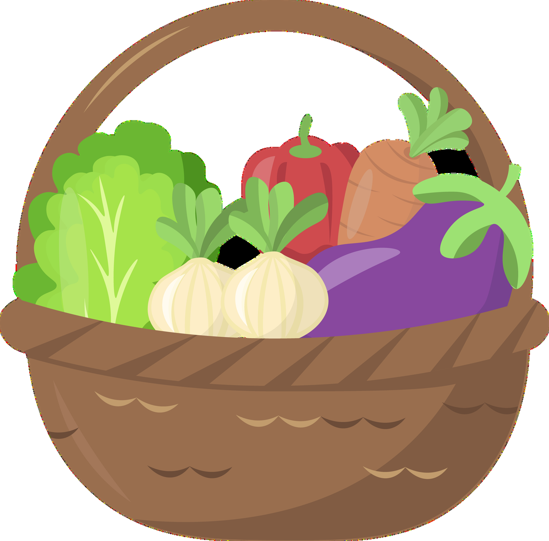 Basket of vegetables